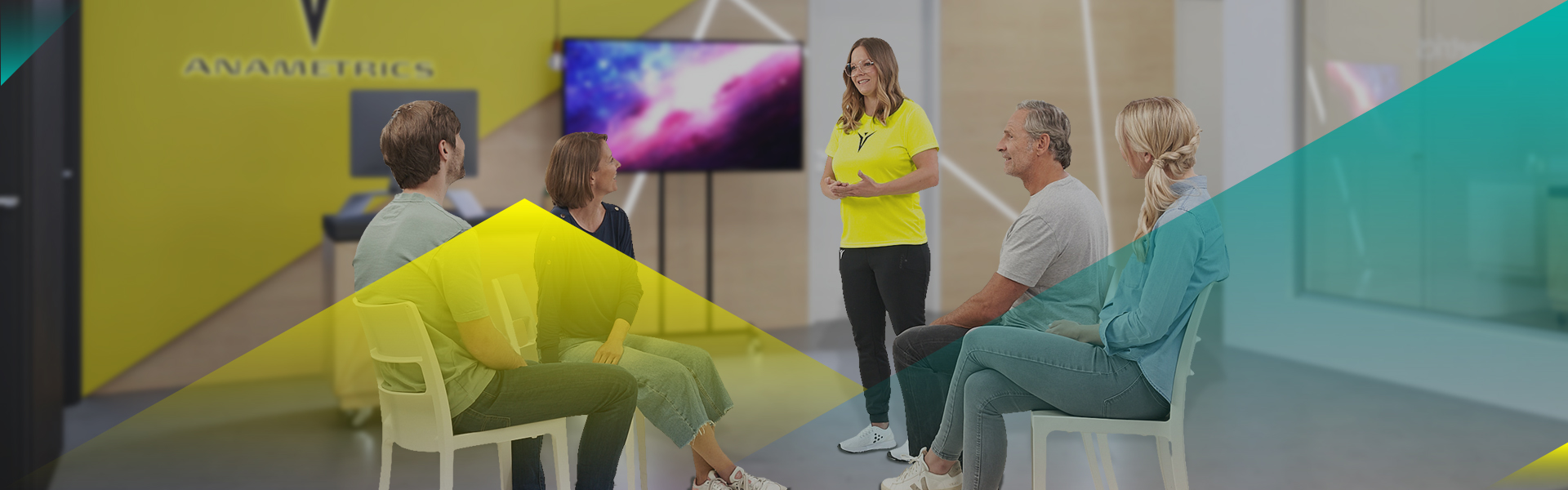 Eine Lifecoach-Session mit 4 Kundinnen und Kunden